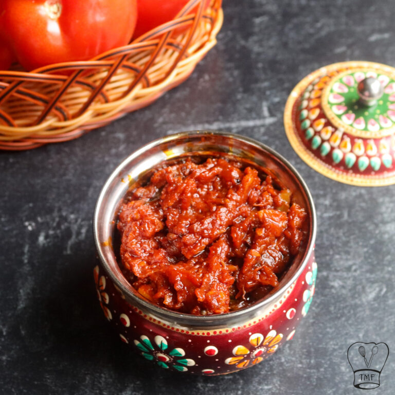 Tomato pickle | Thakkali oorugai