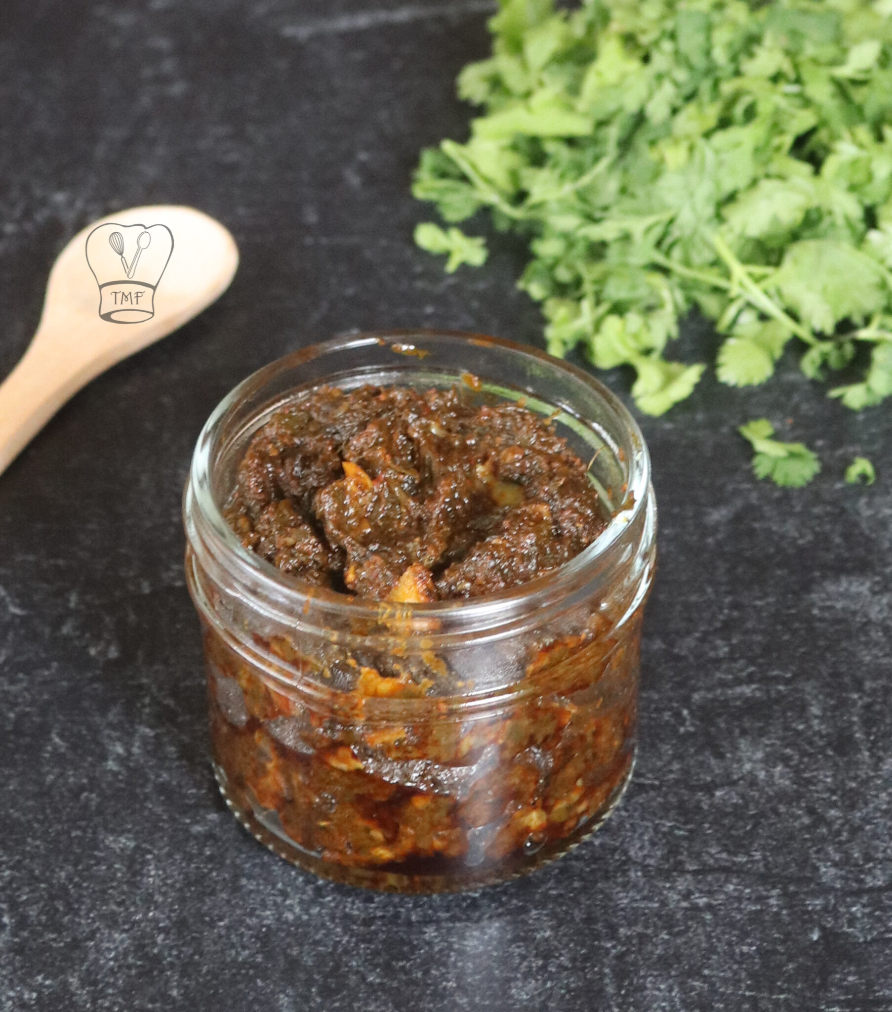 Kothamalli thokku Coriander leaves thokku Traditionally Modern Food