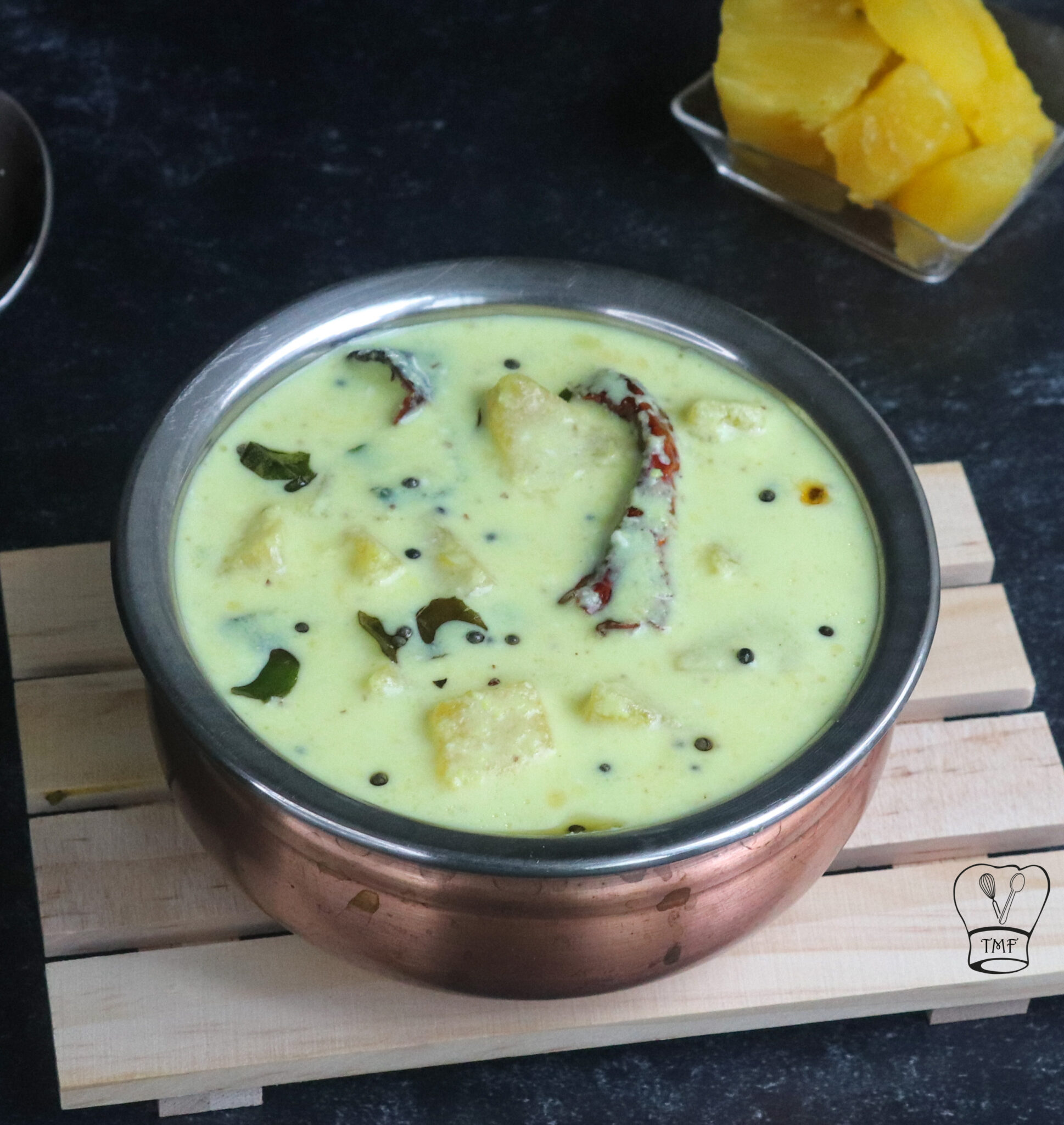 Pineapple pachadi kerala style pineapple pachadi Traditionally