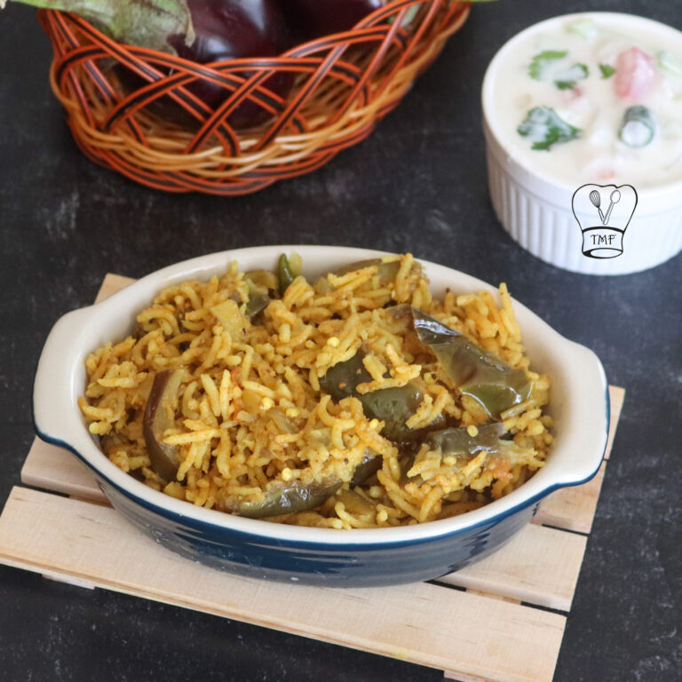 Gutti Vankaya pulao | Brinjal pulao