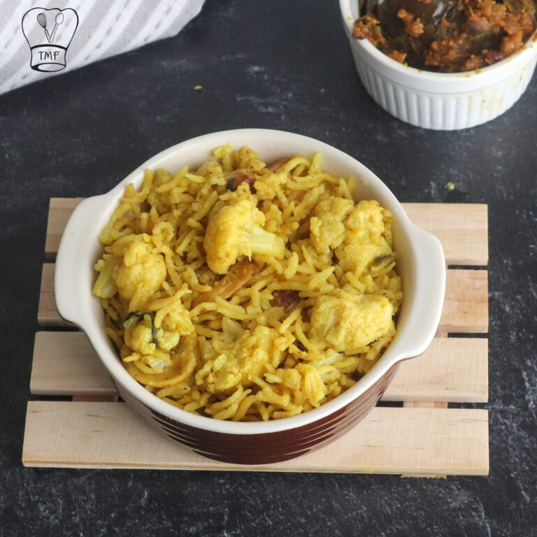 Cauliflower pulao | Gobi pulao