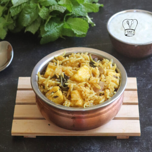 Paneer biryani in pressure cooker | One pot biryani - Traditionally ...