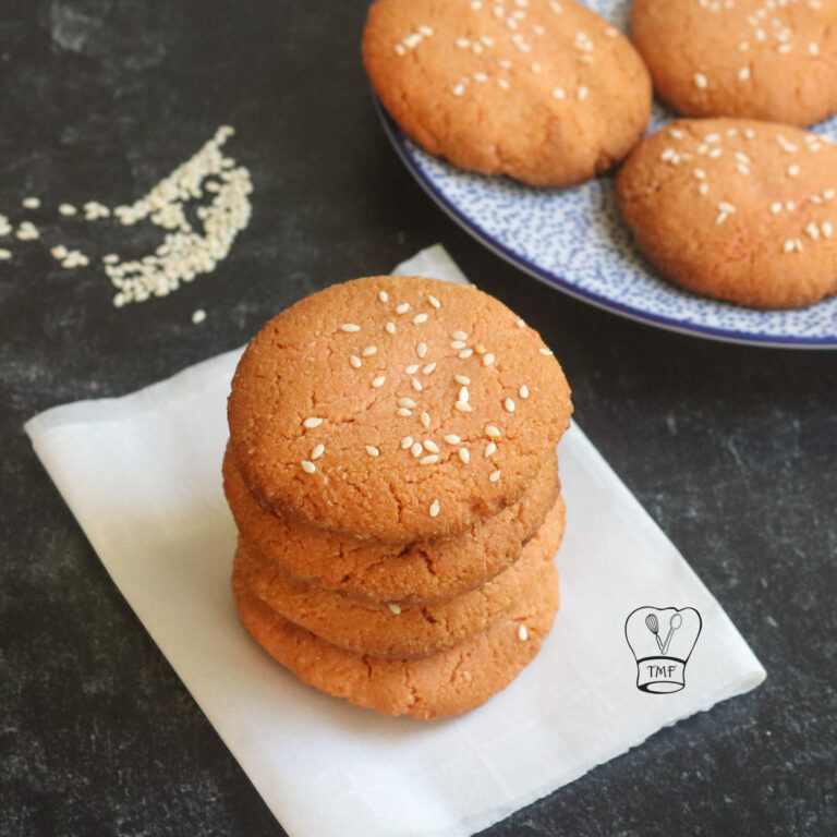 Tahini cookies | sesame tahini cookies
