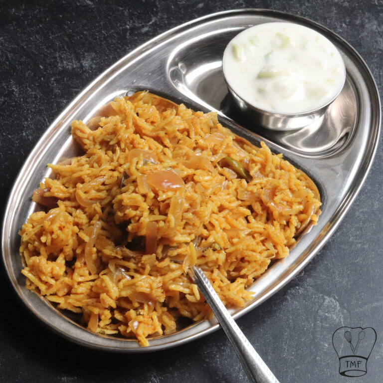 Onion Rice | Onion pulao