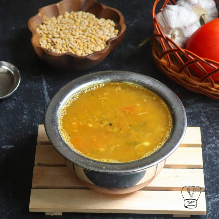 Poondu Paruppu rasam | garlic Paruppu rasam