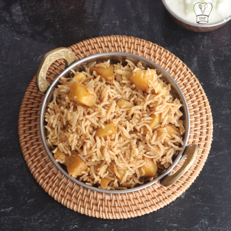 Potato pulao | Aloo pulao