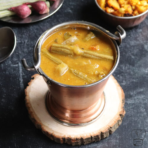 Pasi paruppu sambar | Moong dal Sambar - Traditionally Modern Food