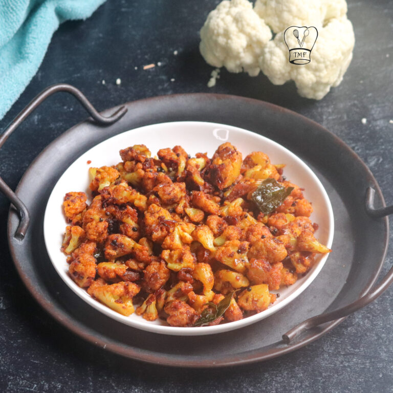 Cauliflower curry | South Indian cauliflower poriyal