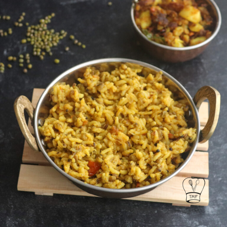 Pachai Payaru Sadham | Green moong rice
