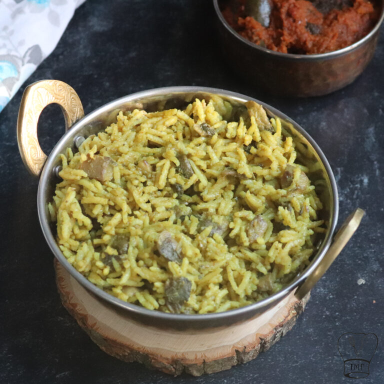 Mushroom pulao | mushroom rice | mushroom pulav