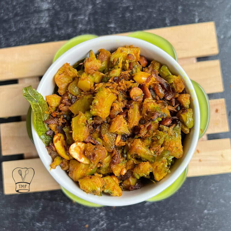 Pavakkai poriyal | Bitter gourd stir fry