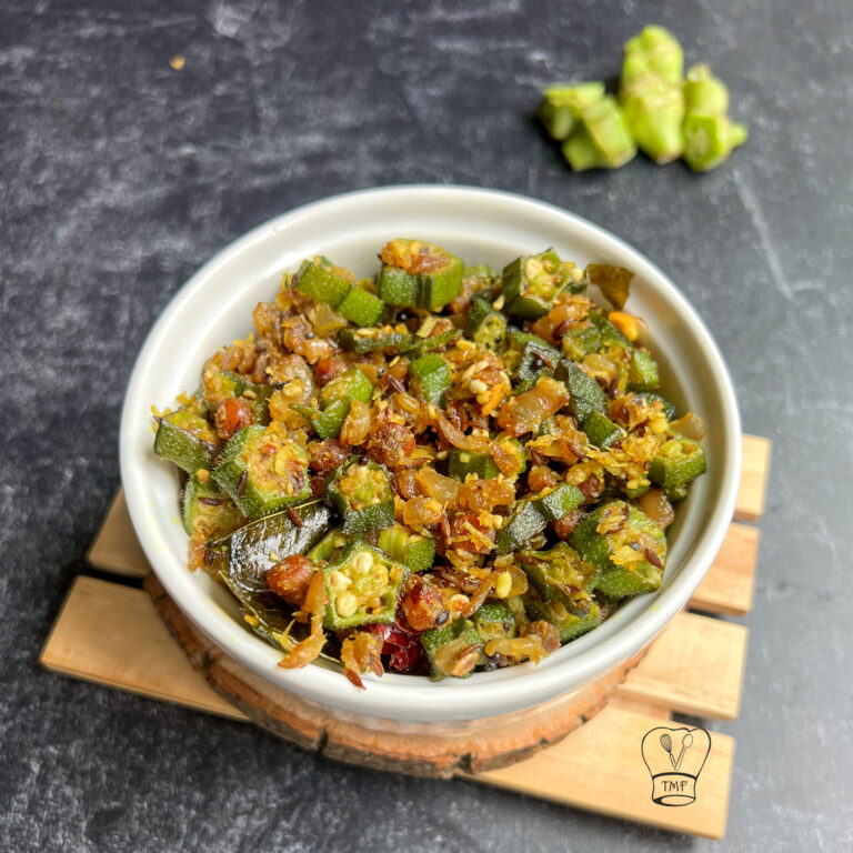 Hotel style Vendakkai poriyal | masala vendakka curry