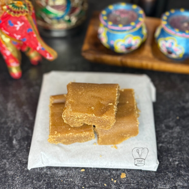 Filter kaapi Mysore Pak | Filter coffee Mysore Pak