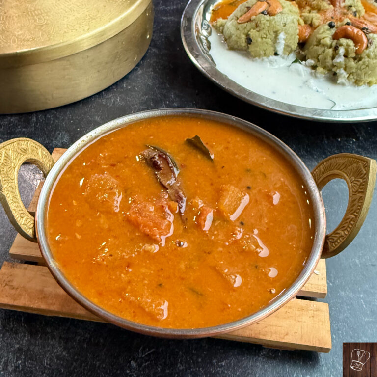 Temple style Sambar | Pumpkin sambar