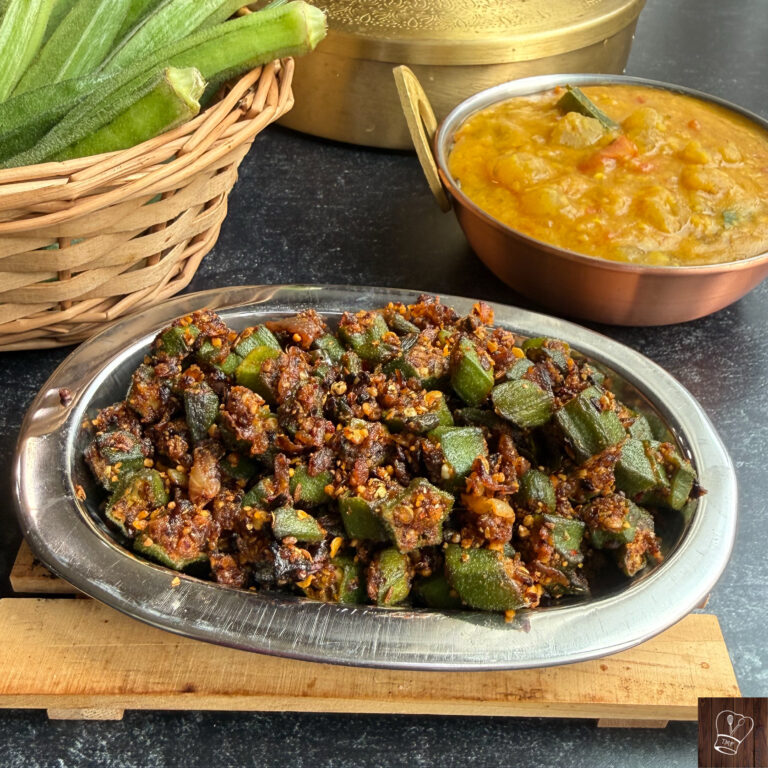 Andhra style Vendakka fry | vendakkai poriyal